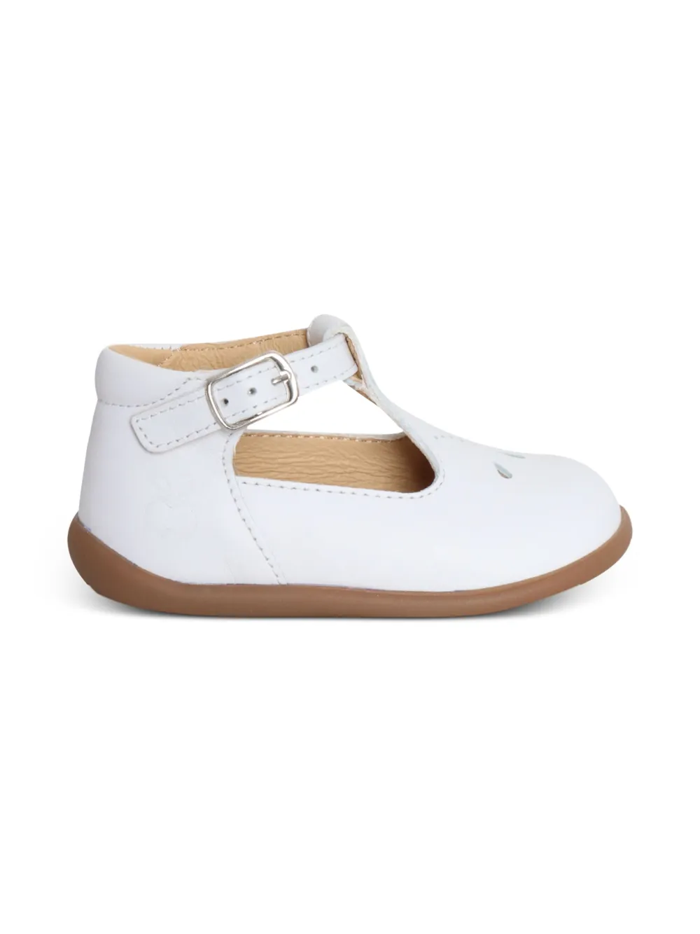Pom D'api T-bar leather sandals White
