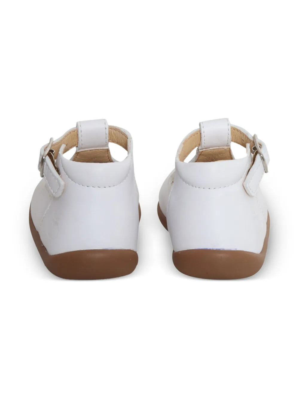 Pom D'api T-bar leather sandals White