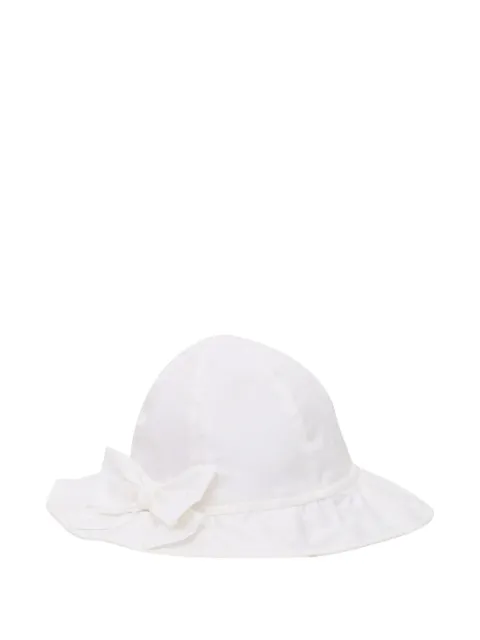 Il Gufo bow-embellished sun hat