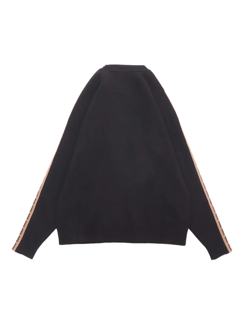Fendi Kids Sweater met FF afwerking F0QA1 NERO