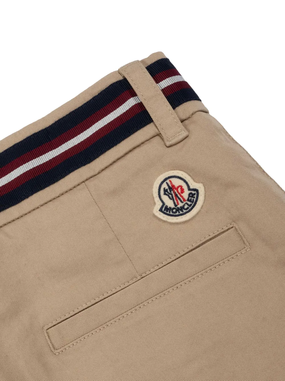 Moncler Enfant elastic-waistband cuffed trousers Bruin