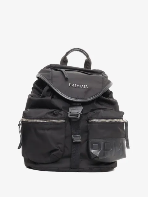 Premiata Lyn 2100 padded leather-trimmed backpack