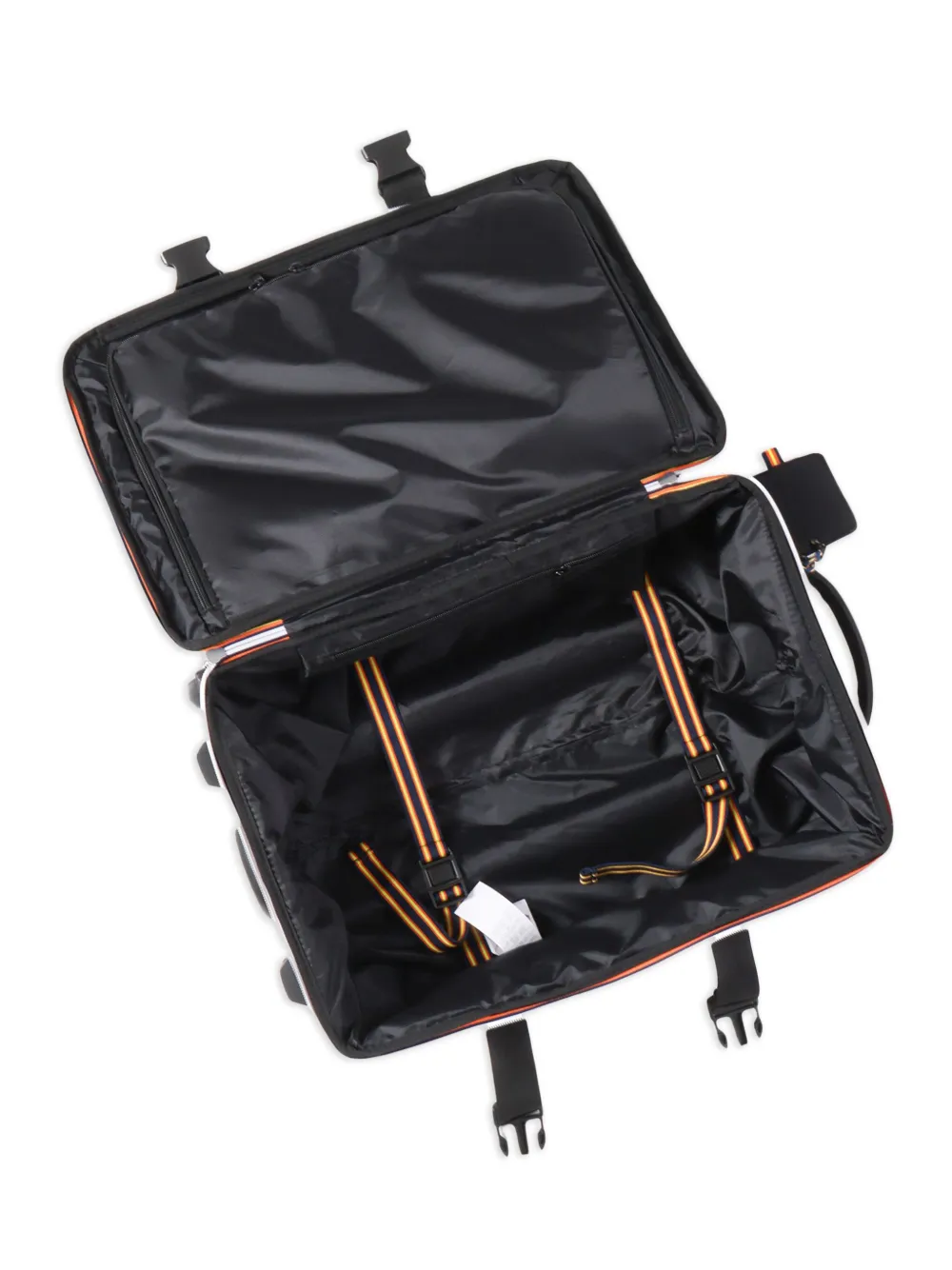K-Way Kleine Blossac rolkoffer met banddetail Blauw