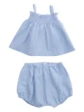 TEDDY & MINOU striped two-piece set - Blue