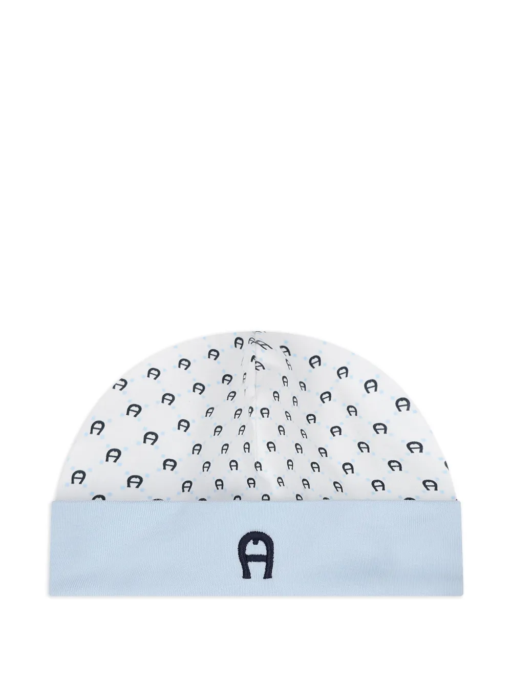 Aigner Kids logo-print hat Blauw