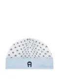 Aigner Kids logo-print hat - Blue