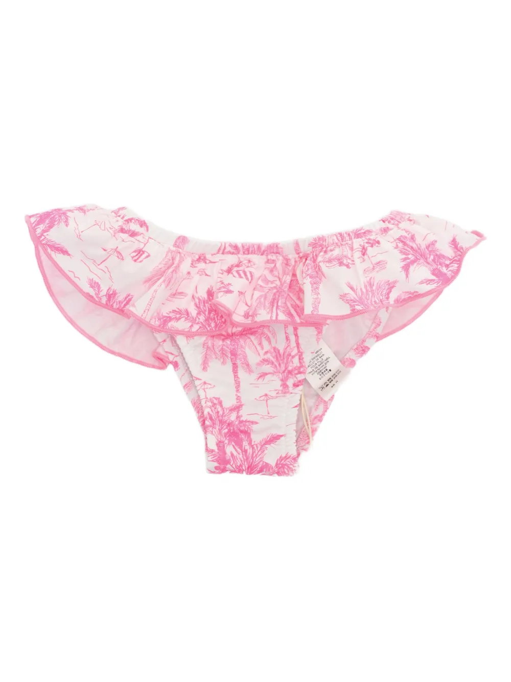 MC2 Saint Barth Kids Bikinibroek met ruches Roze