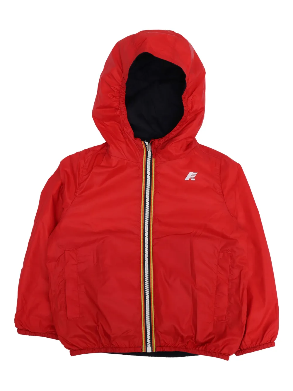 K-way Jake Double-layer Hooded Jacket In Blue