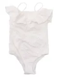 MC2 Saint Barth Kids cut-out swimsuit - White