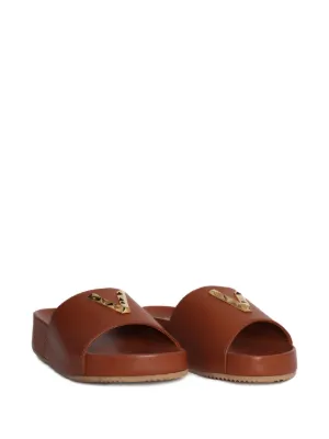 サンダル・ミュール VIA ROMA 15 LOGO SANDALS サンダル・ミュール VIA ROMA 15 LOGO SANDALS Sandal whit heel