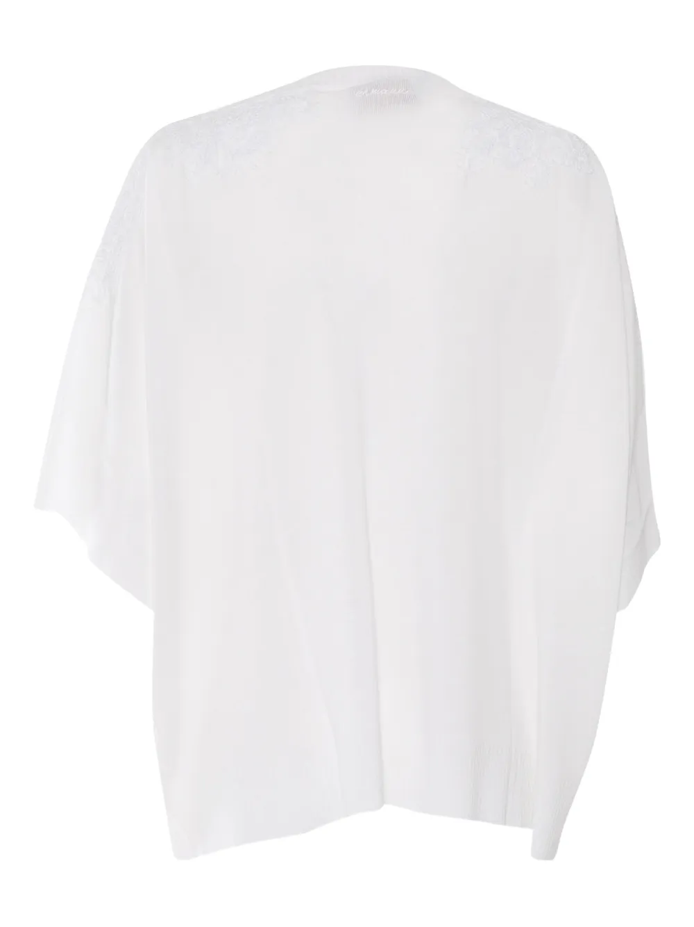 Ermanno Scervino Top met cropped mouwen - Wit