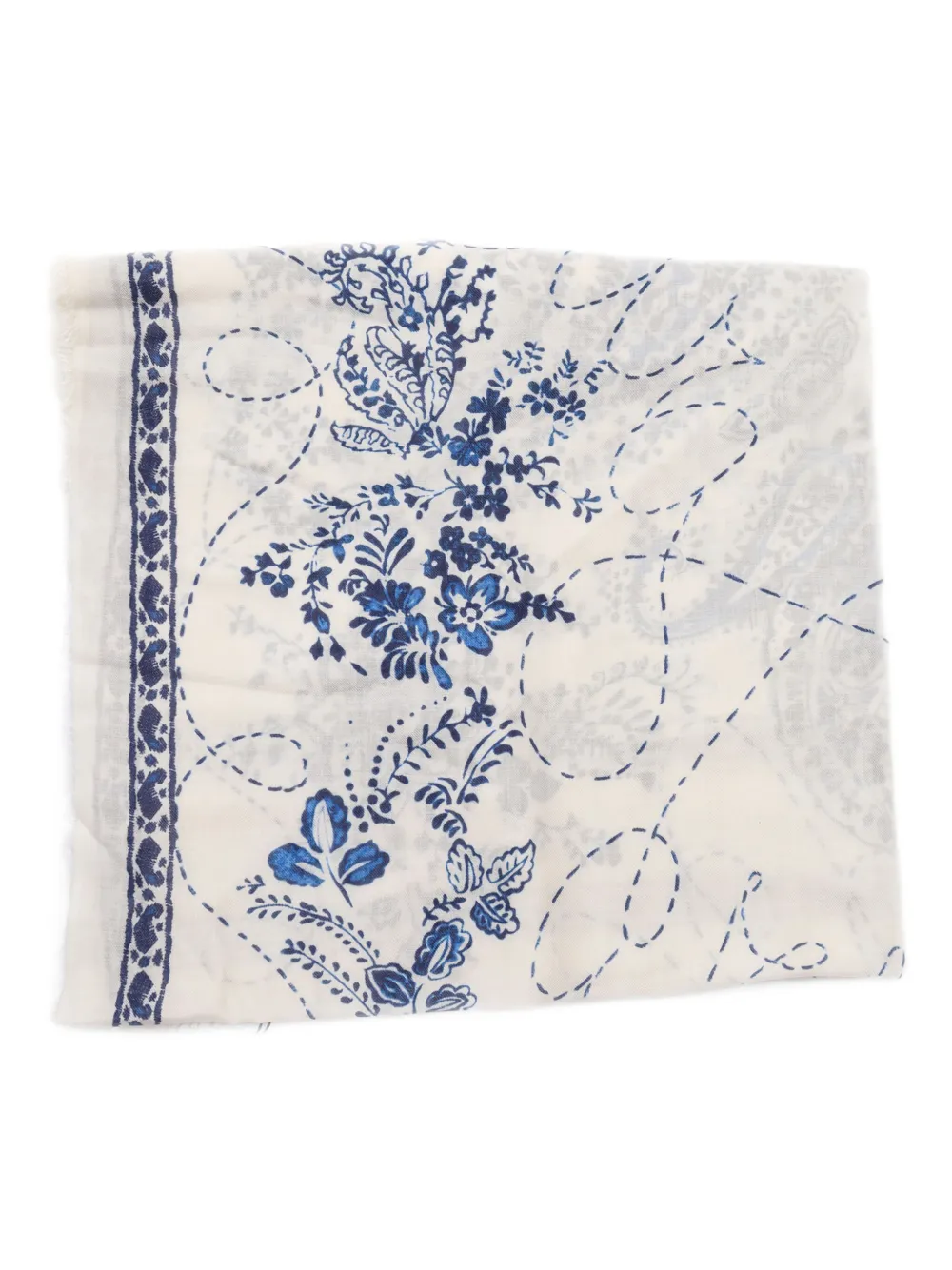 Emiliana floral-print scarf