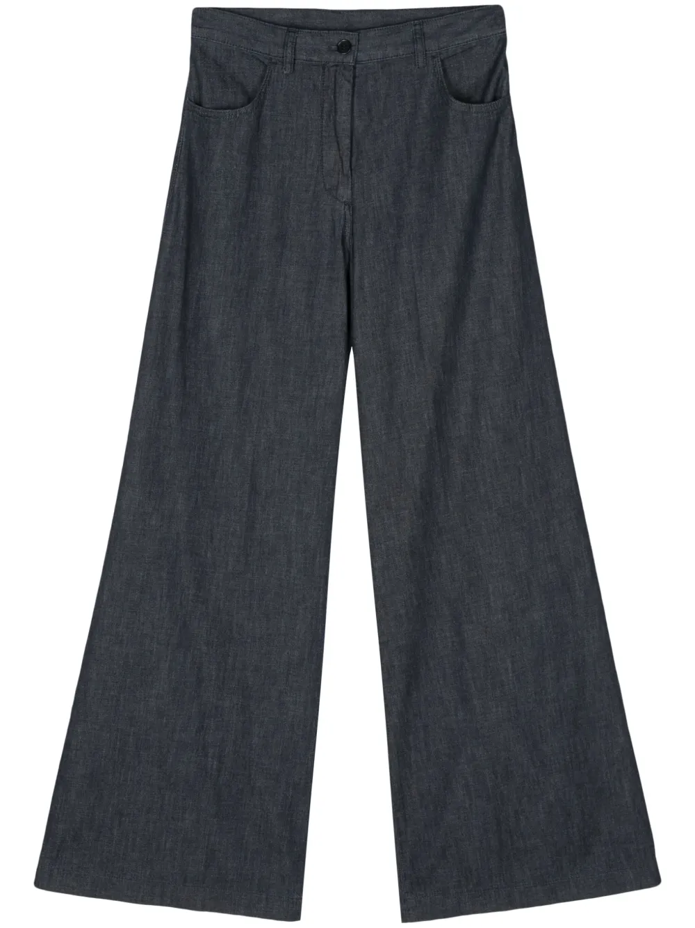 ASPESI Katoenen plooibroek Blauw