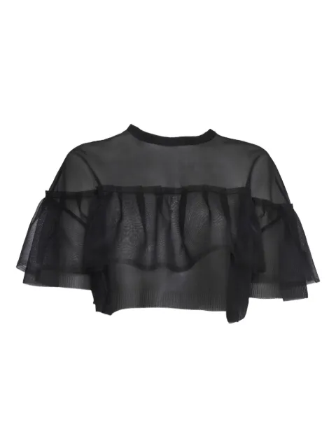 Philosophy Di Lorenzo Serafini Kids ruffled sheer top