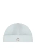 Aigner Kids embroidered-logo hat - Blue