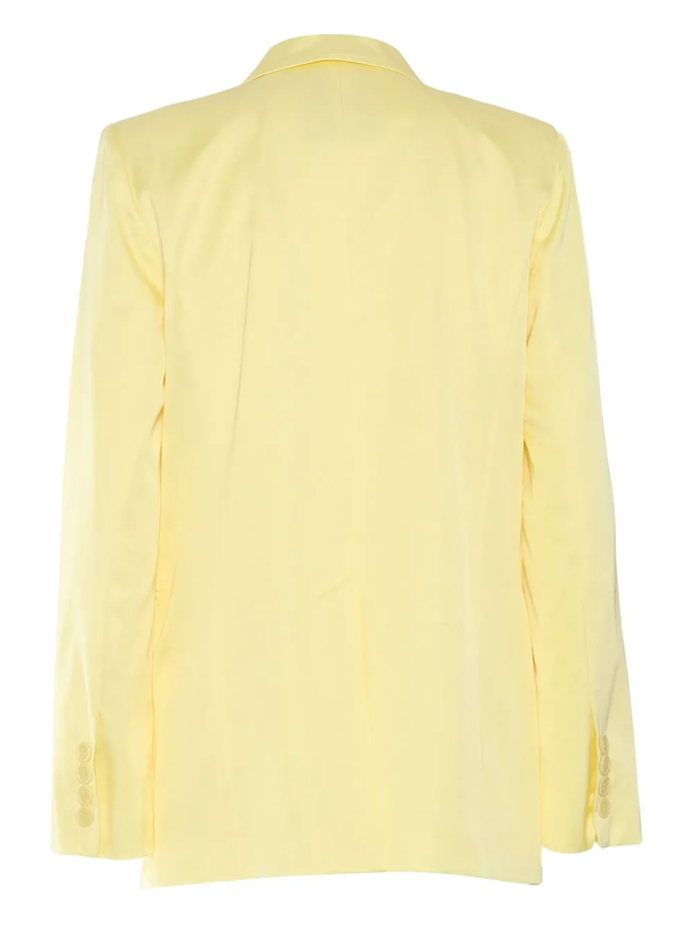 Ermanno Firenze Peak-lapel Double-breasted Blazer In Yellow