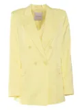 ERMANNO FIRENZE peak-lapel double-breasted blazer - Yellow