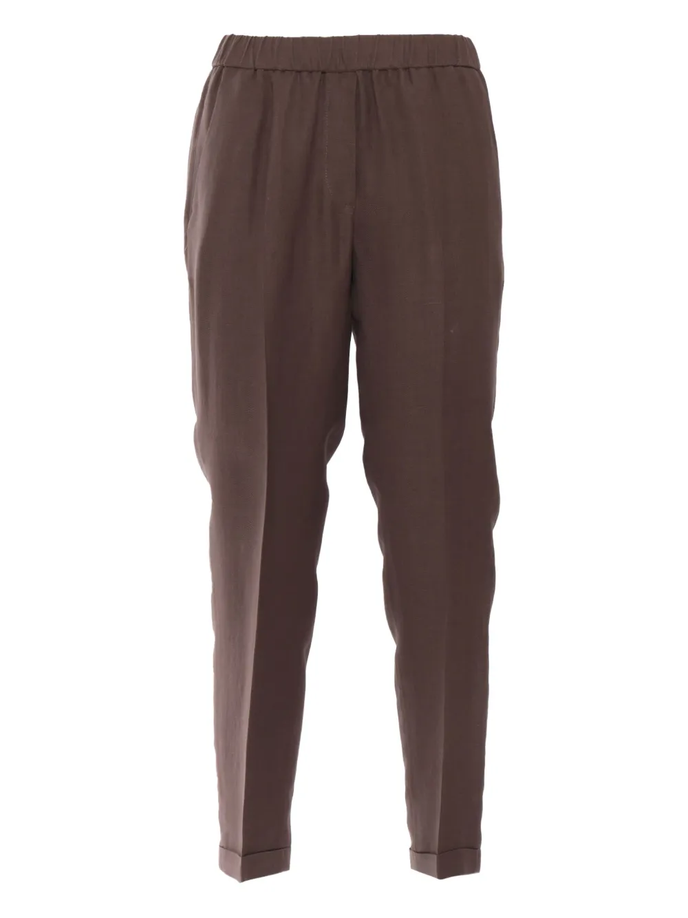 elastic-waist trousers