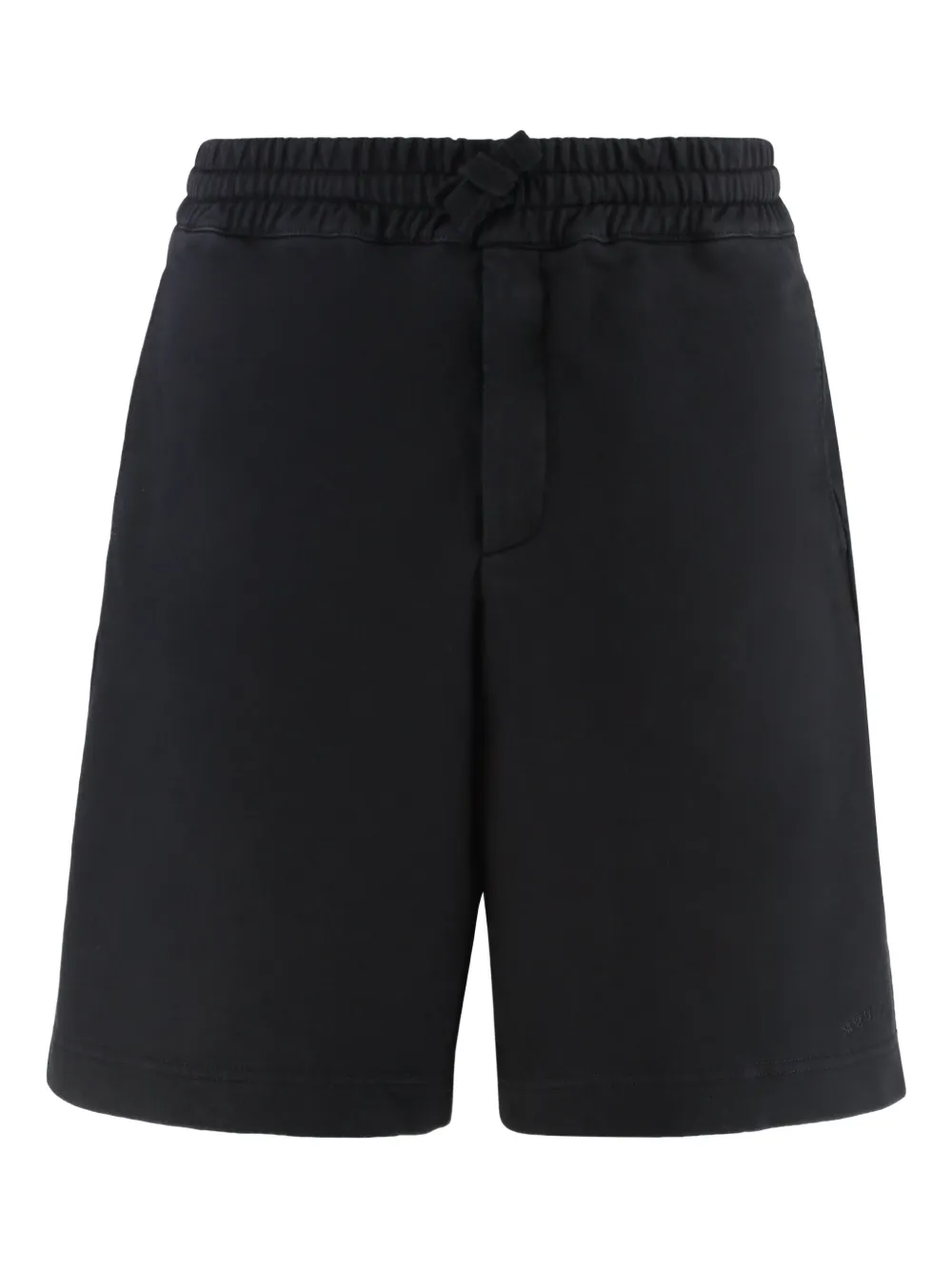 Alexander McQueen Shorts met geborduurd logo Zwart