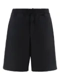Alexander McQueen logo-embroidered shorts - Black