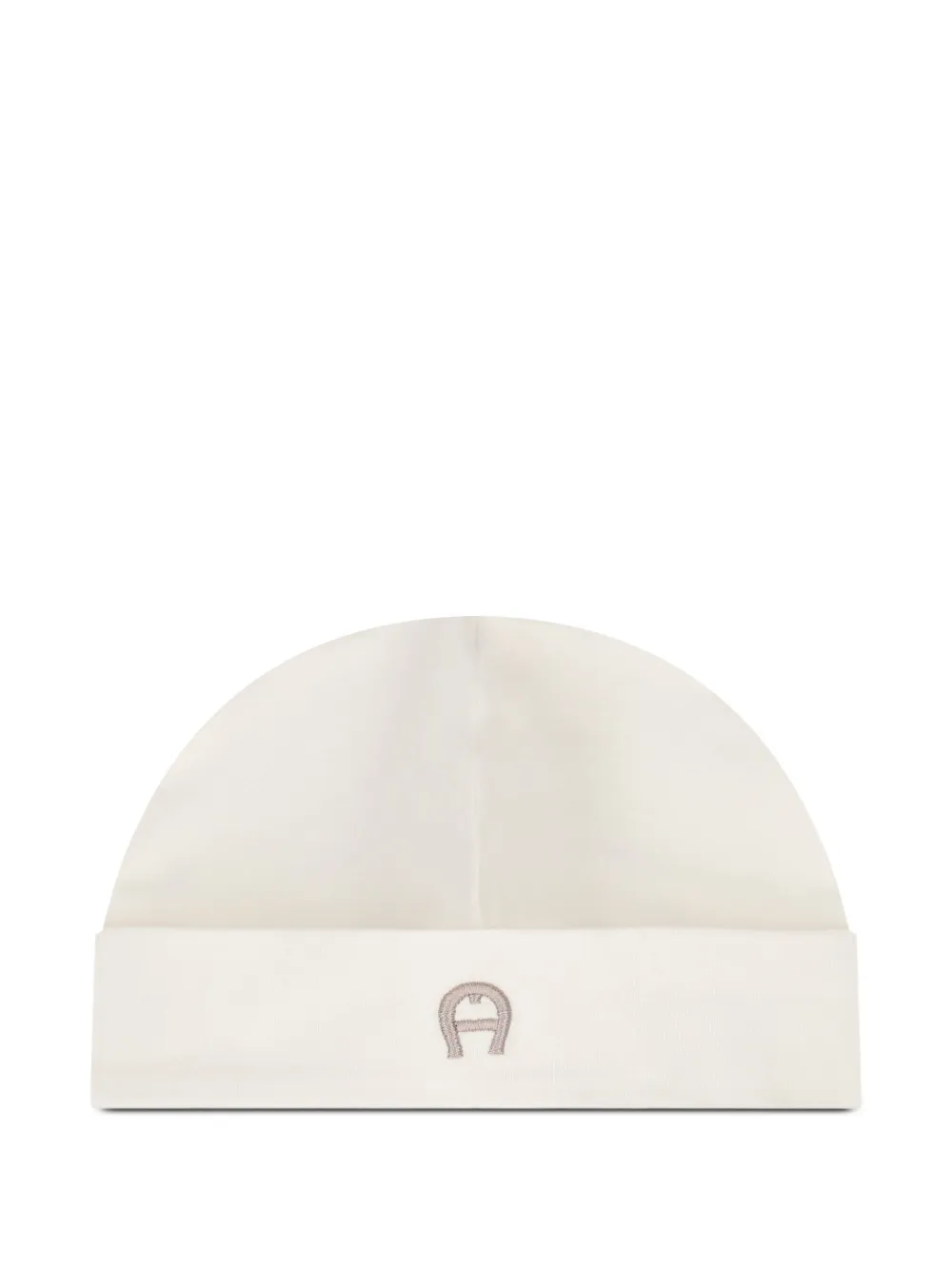 Aigner Kids embroidered-logo hat Beige