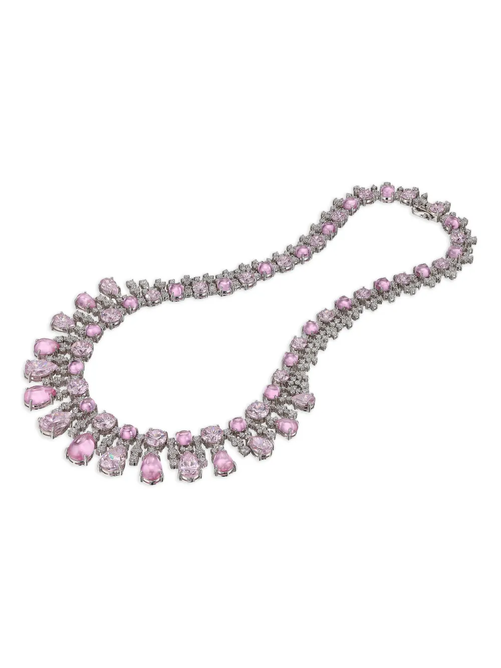  Anabela Chan Blush Tutti Frutti Sapphire Necklace - Pink 