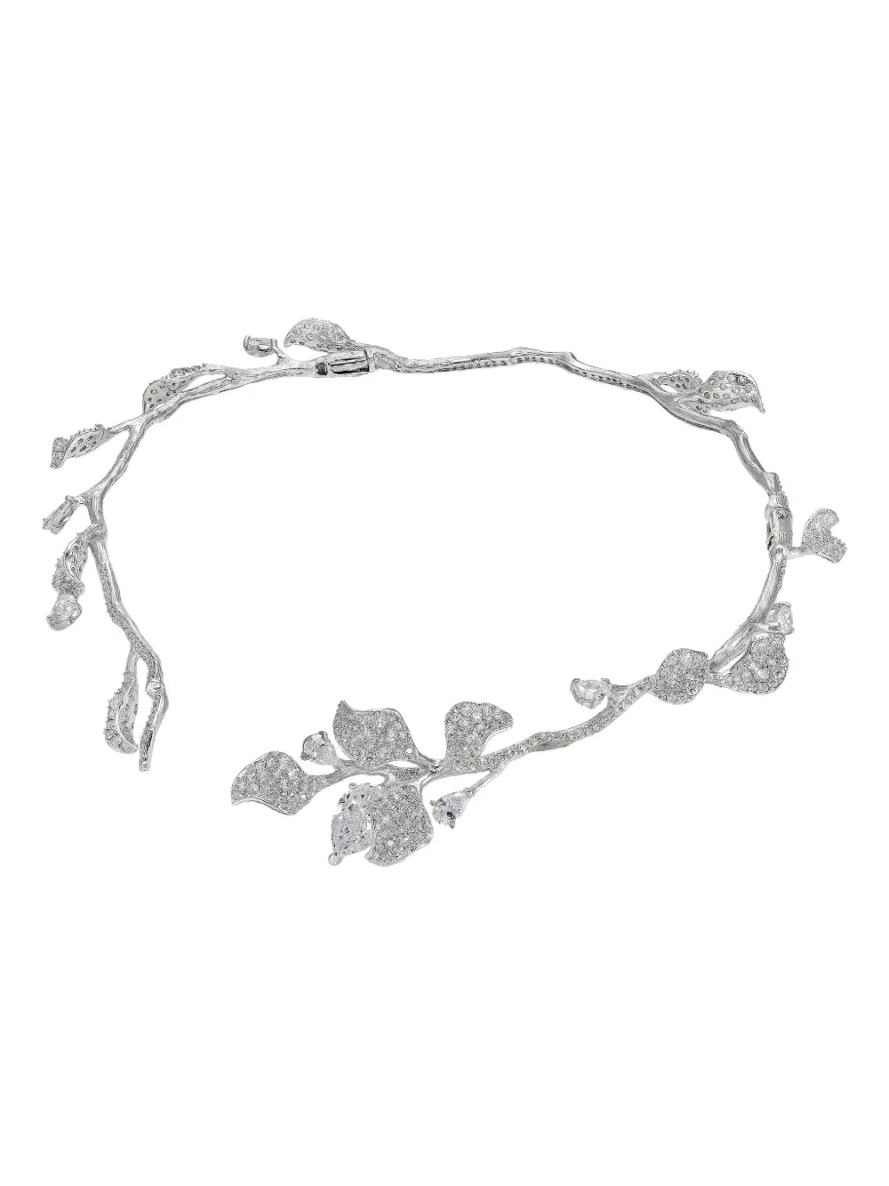 Anabela Chan Galatea Diamond Necklace In Metallic