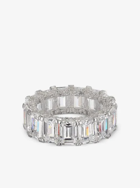 Anabela Chan Dust Baguette Eternity diamond ring