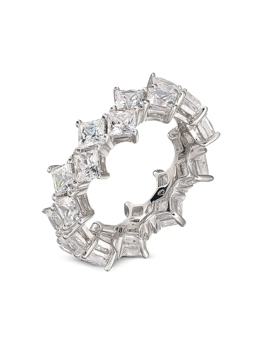Anabela Chan Eternity Princess Diamond Ring In Metallic