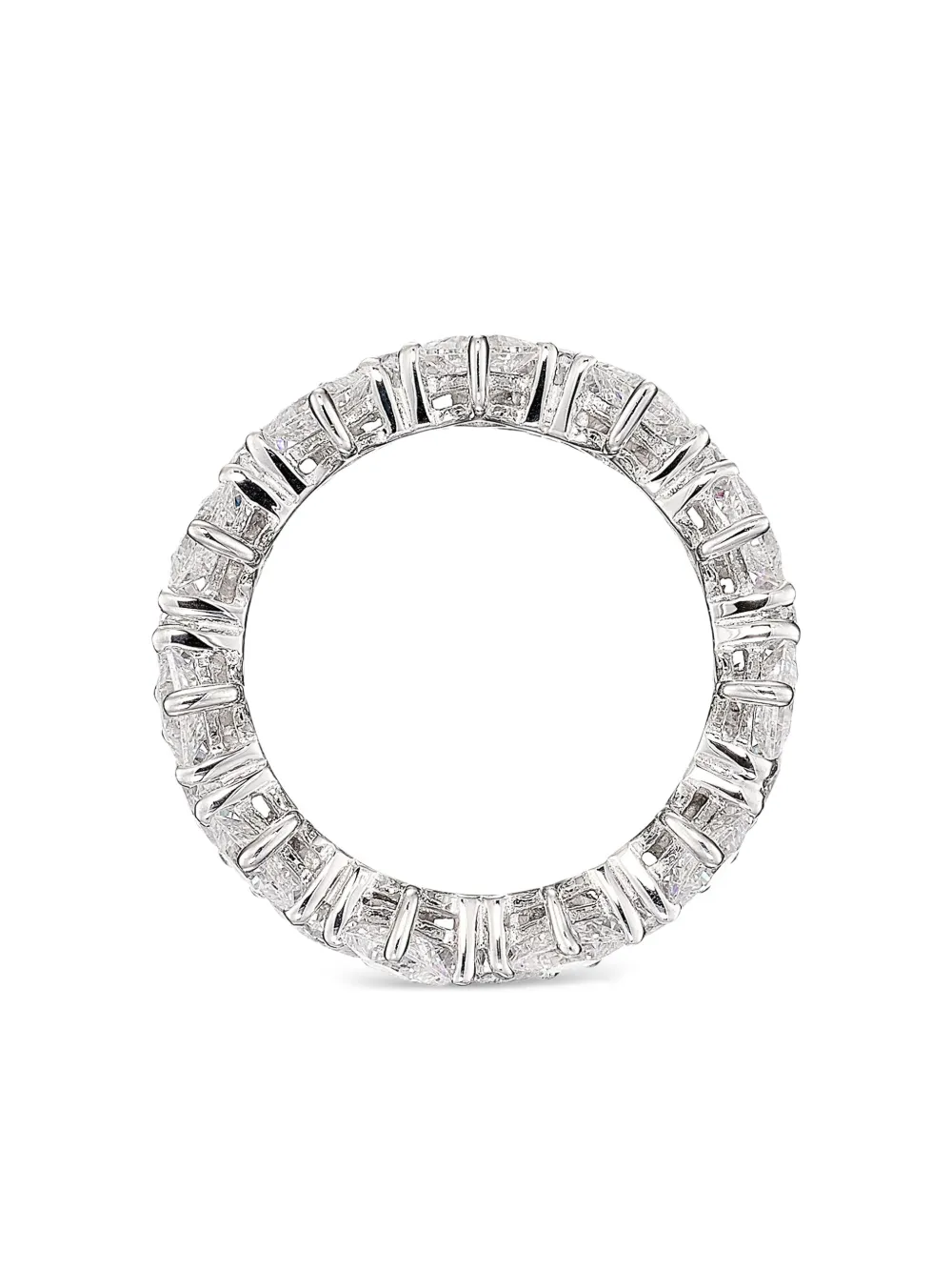 Anabela Chan Eternity Princess Diamond Ring In Metallic