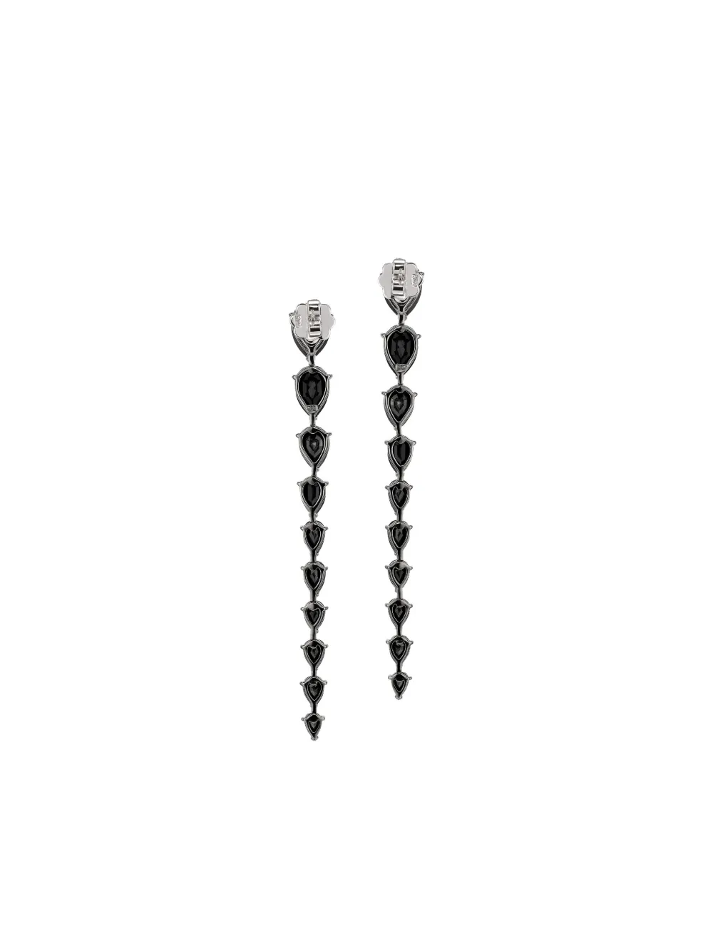 18k White Gold Nova Diamond Drop Earrings