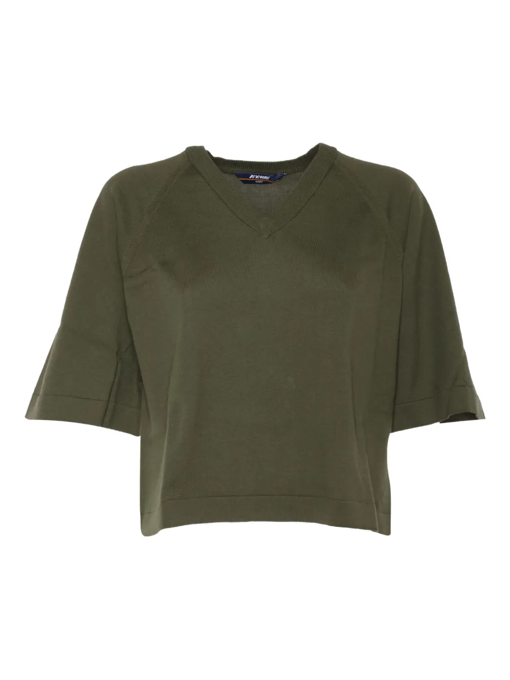 V-neck short-sleeve T-shirt