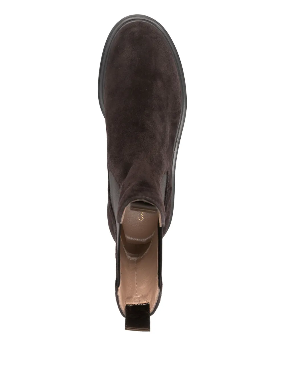 Gianvito Rossi Chester elastic-panel boots Brown