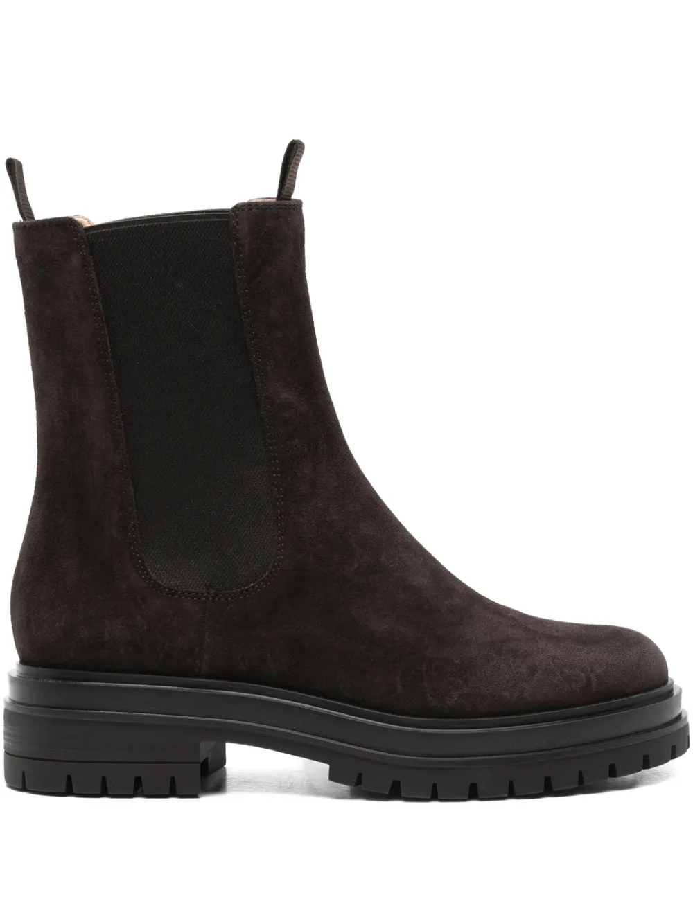 Gianvito Rossi Chester elastic-panel boots Brown