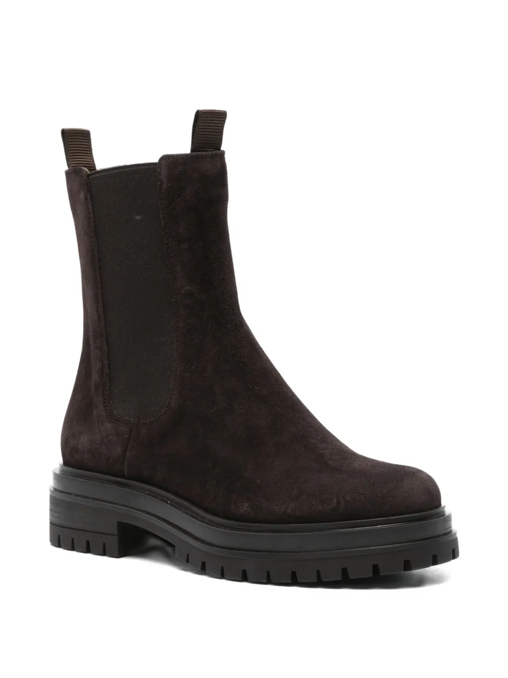Gianvito Rossi Chester elastic-panel boots Brown