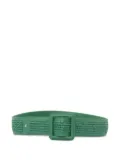 Weekend Max Mara woven square-buckle belt - Green
