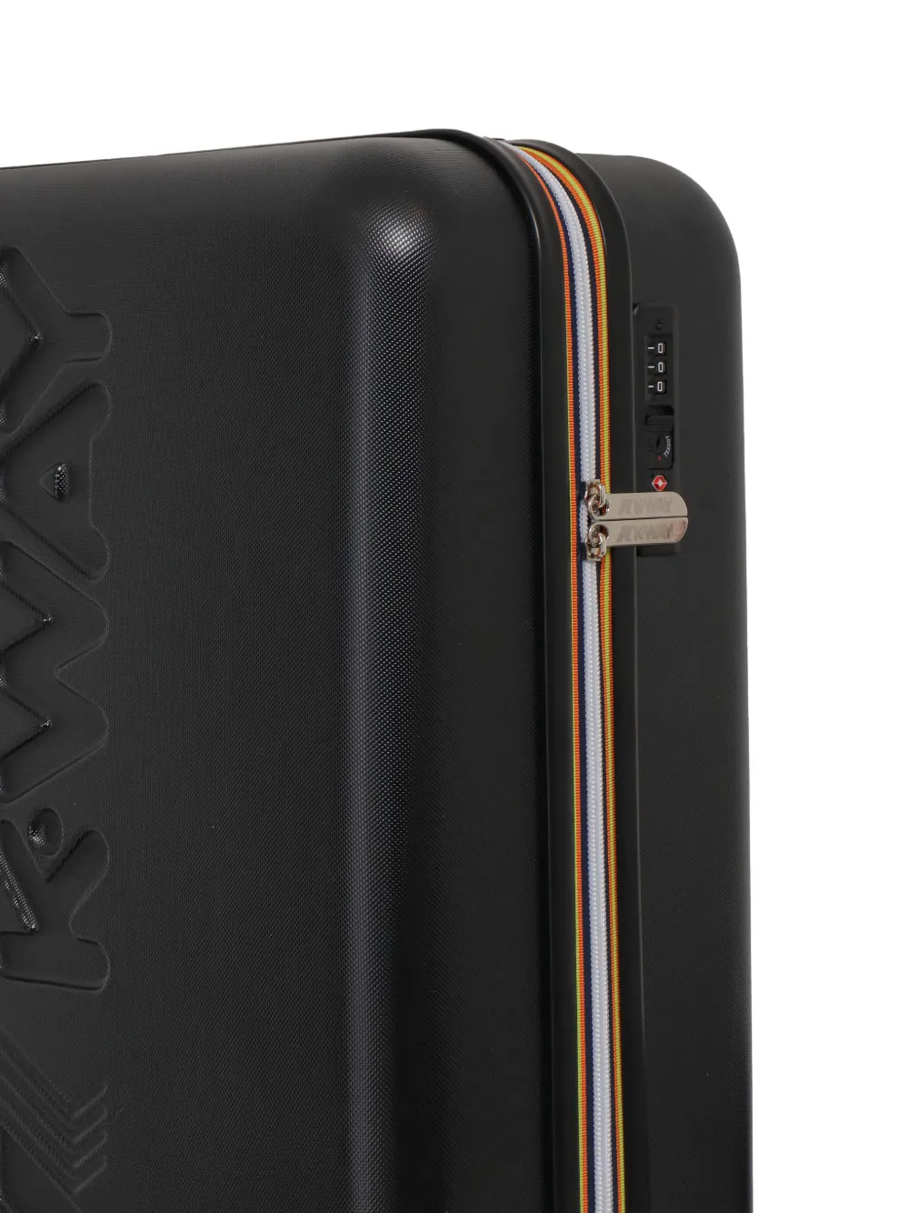 K-way K-air Logo-embossed Four-wheel Cabin Trolley In Black