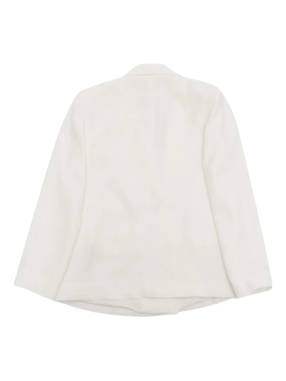 Liu Jo Kids Blazer met gekerfde revers en knopen Wit