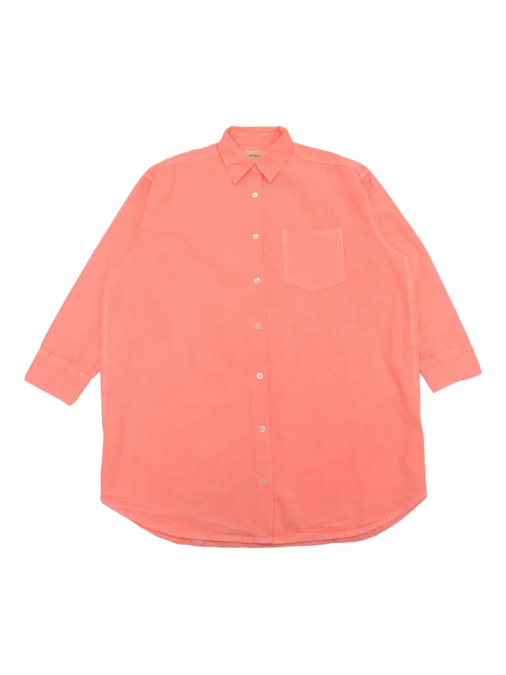 Bellerose Kids Winie shirtjurk met zak en knopen Roze