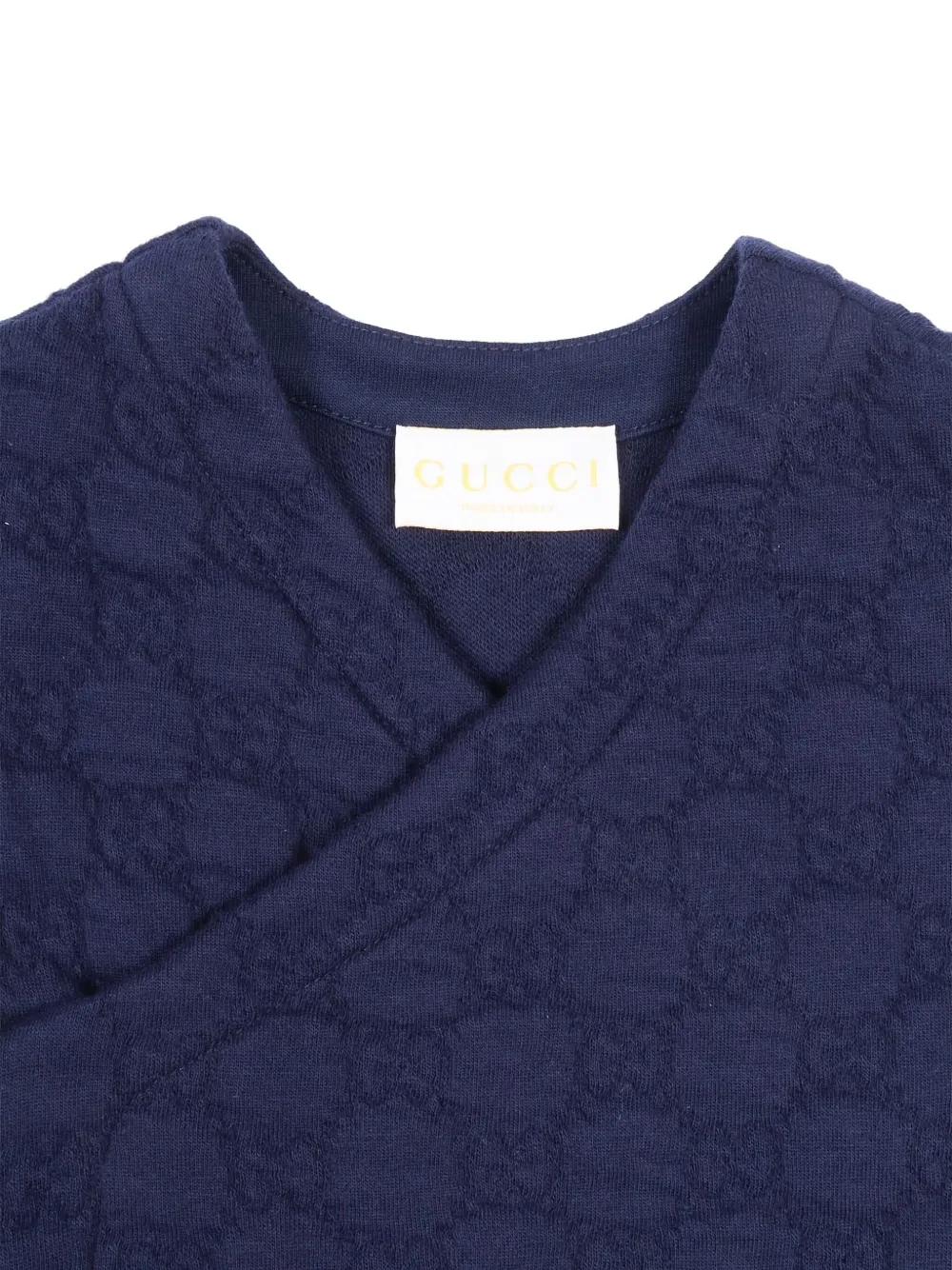Gucci Kids GG gewatteerd jersey set Blauw
