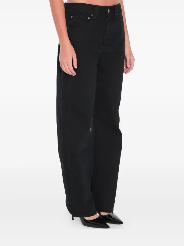 KHAITE Bonnie five-pocket Jeans | Black | FARFETCH