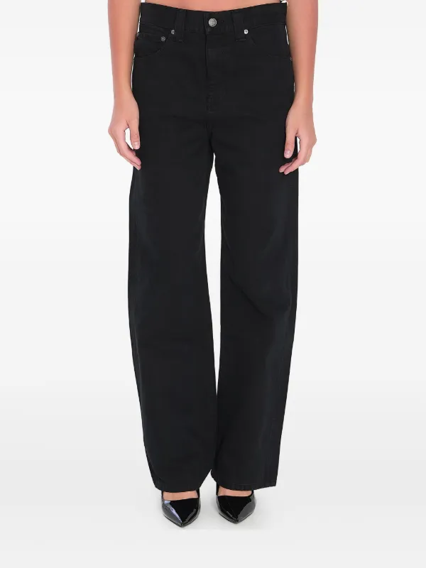 KHAITE Bonnie five-pocket Jeans | Black | FARFETCH