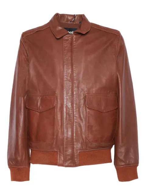 Schott leather flight jacket