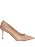 Sergio Levantesi pointed-toe leather pumps - Neutrals