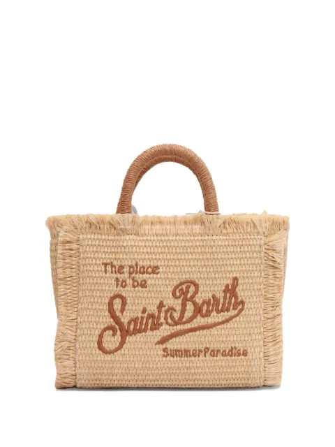 MC2 Saint Barth mini Vanity straw fringed bag