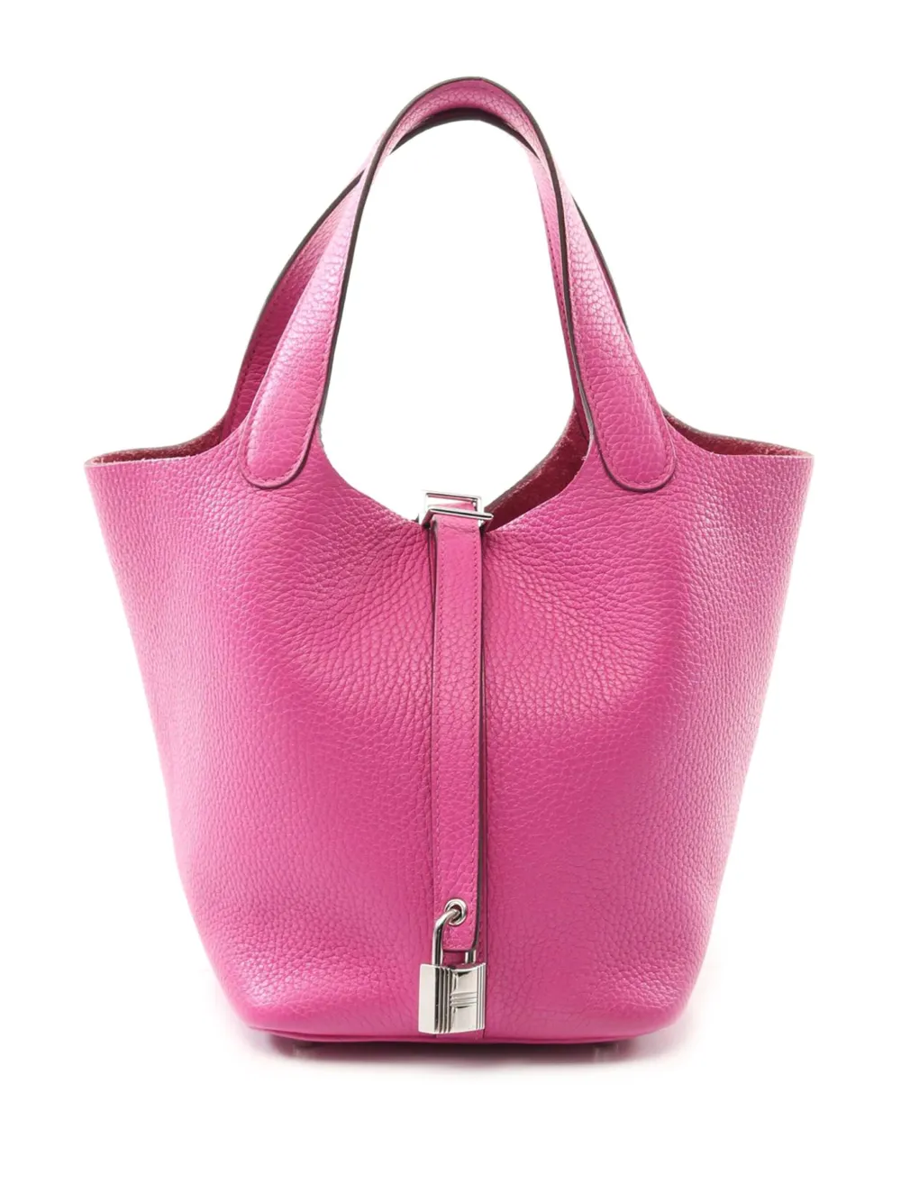Hermès Pre-Owned 2018 Clemence Picotin Lock 18 handbag - ピンク Hermès Pre-Owned 2018 Clemence Picotin Lock 18 handbag - ピンク
