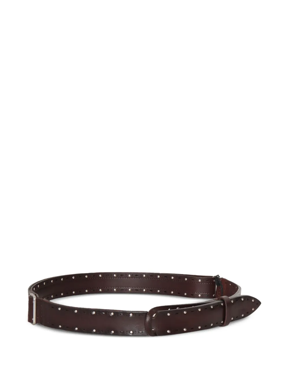 Orciani Riem met studs - Bruin