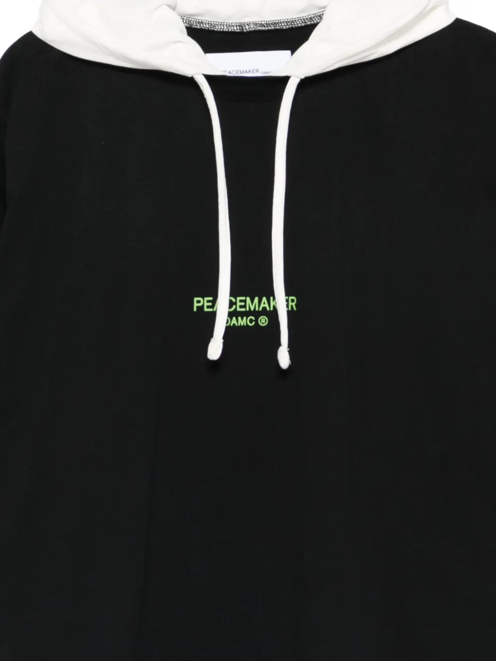 Oamc Dynamo-print Hoodie In Black