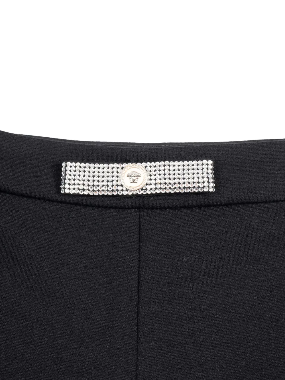 Versace Kids Gianni Ribbon shorts Zwart