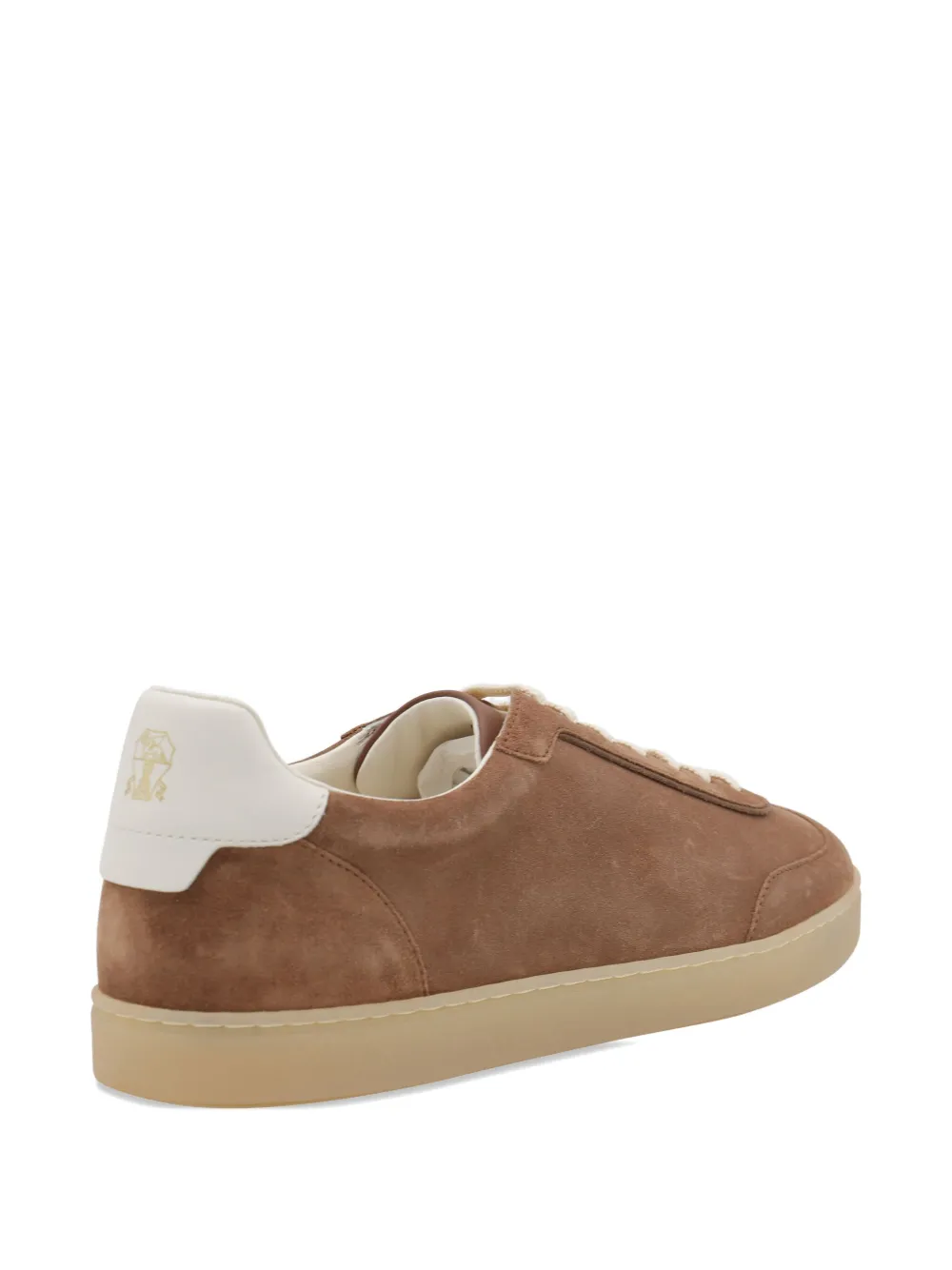 Brunello Cucinelli Round Toe Low-top Casual Shoes In Brown